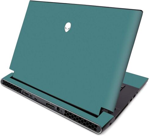 MightySkins Skin for Alienware M15 R2 (2019) - Solid Yellow | Protective, Durable, and Unique Vinyl Decal Wrap Cover | Easy to Apply, Remove, and Change Styles | Made in The USA in Saudi Arabia