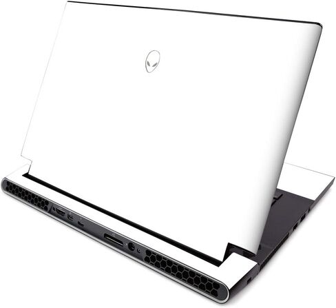 MightySkins Skin for Alienware M15 R2 (2019) - Solid Yellow | Protective, Durable, and Unique Vinyl Decal Wrap Cover | Easy to Apply, Remove, and Change Styles | Made in The USA in Saudi Arabia