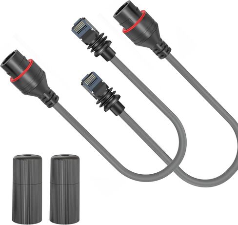 محول كابل إيثرنت Starlink، قابس SPX إلى محولات RJ45 موصلات أنثى (زوج واحد)، سلك تمديد مقاوم للماء للجيل الثاني القياسي، مصمم لـ Starlink Gen 2 Dishy وجهاز التوجيه in Kuwait