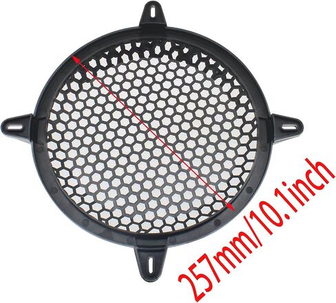 FDXGYH 2 Pcs 12.0 Inch Speaker Grill Subwoofer Grill Waffle Grill Guard Protector Cover with Mounting Screws for Home Audio (Silver) in Saudi Arabia