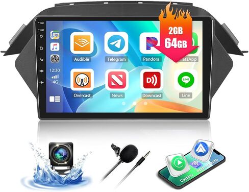 2G+64G Car Radio for Honda Acura MDX 2007-2013 with Wireless CarPlay Android Auto 9" Touch Screen Car Stereo with HD Backup Camera/Android 13 Radio/GPS Navigation/Bluetooth/FM/RDS in Saudi Arabia