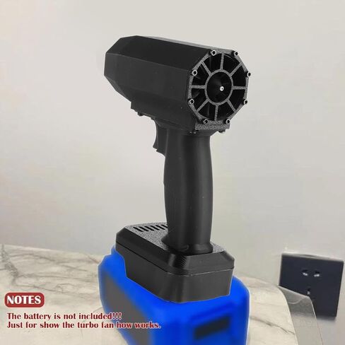 TOPINCN منفاخ هواء لاسلكي قوي، 150000 دورة في الدقيقة توربيني عالي السرعة مع مادة PETG، تصميم محمول لغسيل السيارات، والتخييم في الهواء الطلق (من أجل) in Saudi Arabia