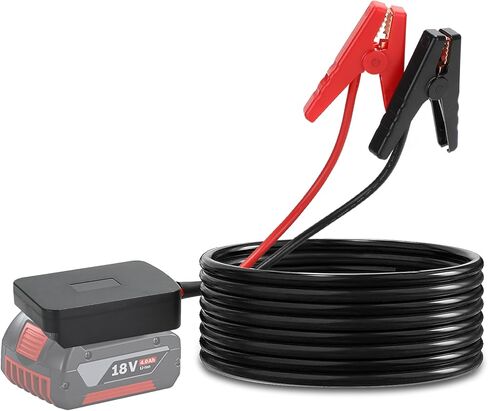 Beaspire Jumper Cables for Jackery 12V 10A Energy Storage Battery/Portable Power Station, Universal Car Charging Adapter 5.9FT 8AWG Cable Power Tool Line with Carry Bag Included in Saudi Arabia