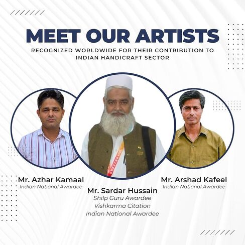 Hashcart Wooden Stamp Block, Printing Stamp Design Set | Block for Printing Saree Border | Dresses, Craft Card Making, Scrapbook, Clay Pottery | Set of 5 in Kuwait