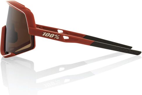 100% Glendale Sport Performance Cycling Sunglasses (SOFT TACT OXYFIRE WHITE - Persimmon Lens) in Saudi Arabia