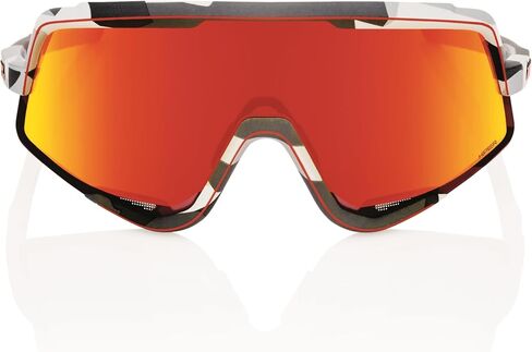 100% Glendale Sport Performance Cycling Sunglasses (SOFT TACT OXYFIRE WHITE - Persimmon Lens) in Saudi Arabia