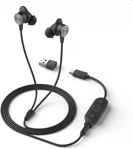 Logitech Zone Wired Earbuds with Noise Cancelling Mic in Saudi Arabia
