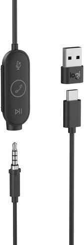 Logitech Zone Wired Earbuds with Noise Cancelling Mic in Saudi Arabia