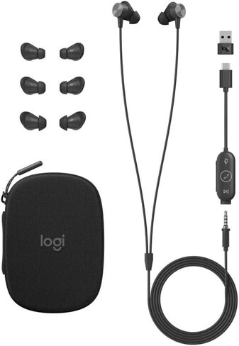 Logitech Zone Wired Earbuds with Noise Cancelling Mic in Saudi Arabia