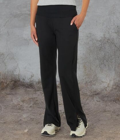Jockey Women's Relaxed Fit Flare Leg Active Pants in Saudi Arabia