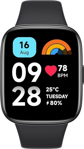 Xiaomi Redmi Watch 3 Active 1.83" Black in Saudi Arabia