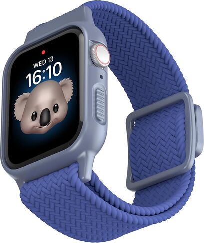 متوافق مع سوار ساعة Apple للأطفال مع حافظة (بدون واقي شاشة) | حزام نايلون قابل للتعديل مع مشبك سهل التركيب لساعة iWatch 38/40/41 ملم أو 42/44/45 ملم in Kuwait