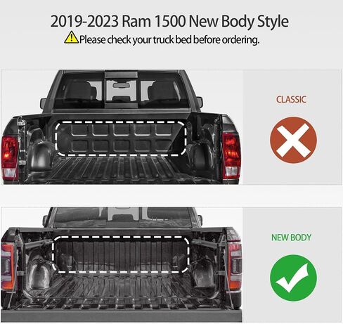 OEDRO Soft Tri-Fold Truck Bed Tonneau Cover Fits for Dodge Ram 1500 (Inclu. Classic & New) 2002-2024, Fits for Dodge Ram 2500 3500 2003-2024, Fleetside 6.4 Ft Bed w/o Ram Box in Saudi Arabia