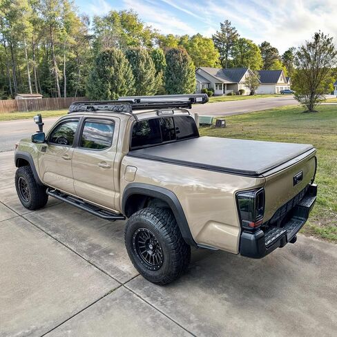 OEDRO Soft Tri-Fold Truck Bed Tonneau Cover Fits for Dodge Ram 1500 (Inclu. Classic & New) 2002-2024, Fits for Dodge Ram 2500 3500 2003-2024, Fleetside 6.4 Ft Bed w/o Ram Box in Saudi Arabia