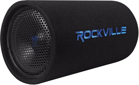 Rockville RTB80A 8" 400 Watt Powered Subwoofer Bass Tube + MP3 Input , Black in Saudi Arabia