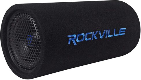 Rockville RTB80A 8" 400 Watt Powered Subwoofer Bass Tube + MP3 Input , Black in Saudi Arabia