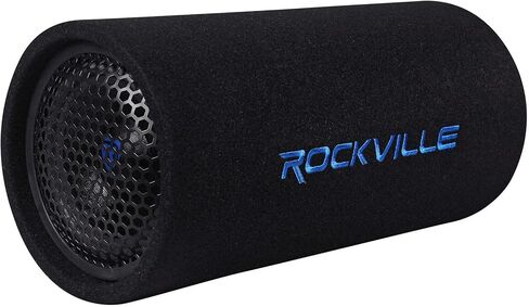 Rockville RTB80A 8" 400 Watt Powered Subwoofer Bass Tube + MP3 Input , Black in Saudi Arabia