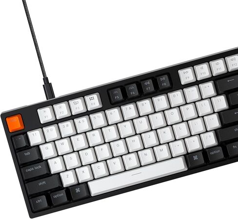 Keychron C2 104 Keys Full Size Wired Mechanical Keyboard for Mac Windows, RGB LED Backlit Double-Shot ABS Keycaps Gateron G Pro Brown Switch USB-C Gaming Keyboard for Gamer/Typists/Office/Home in Saudi Arabia