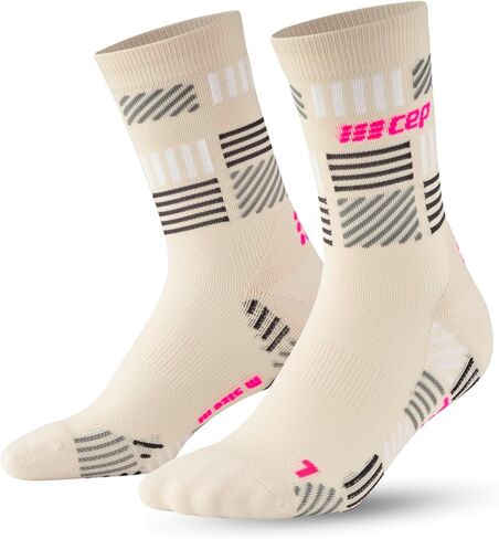 CEP The Run Limited Edition Mid Cut Compression Socks for Men - Design Performance Crew Socks in Saudi Arabia