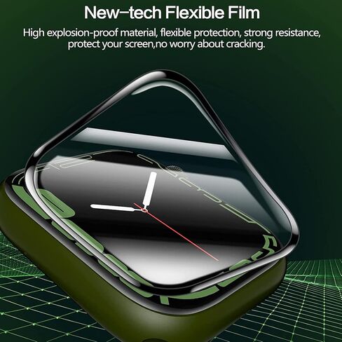 Compatible for MOLOCY Smart Watch Screen Protector, [3 Pack] Full Coverage TPU Clear Film Compatible with Nerunsa Q23/Dbasne Q23/Jugeman Q23 1.69"/MOLOCY Q23 1.69 Smart Watch (3 pack) in Saudi Arabia