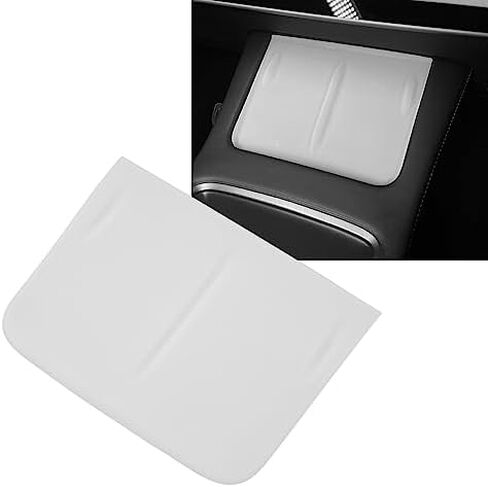 Charging Silicone Mat, Car Center Console Mat Heat Resistant Silicone Anti Slip Phone Pad Mat Replacement for Tesla (Translucent) in Saudi Arabia