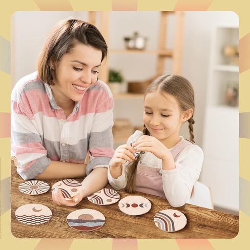 مجموعة قواعد الأكواب بإبرة الثقب، مجموعة تطريز بإبرة الثقب للمبتدئين والكبار، قواعد أكواب السيارة DIY سجادة للمشروبات مع خيوط لباد لاصقة، أدوات ثقب الإبرة DIY in Kuwait