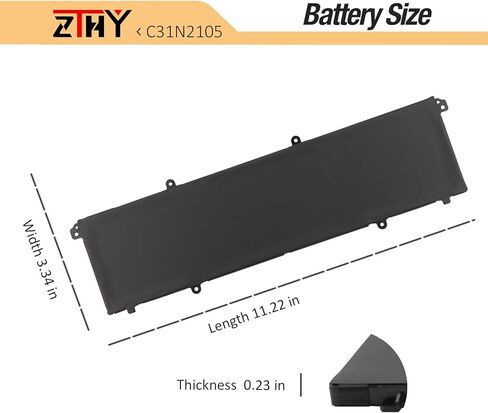 C31N2105 Battery Replacement for Asus VivoBook S 14 OLED K3402ZA M3402QA TN3402QA S 15 K3502ZA M3502QA 14X X1403ZA M1403QA UX3404VA 15X M1503IA M1603QA S 16X M5602QA K6602HE M6500QF F1603ZA S1503QA in Saudi Arabia