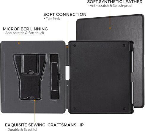 CoBak Case for Kindle Scribe - All New PU Leather Cover with Auto Sleep Wake Feature for Kindle Scribe 10.2" 2022 Released with Pen Holder in Saudi Arabia