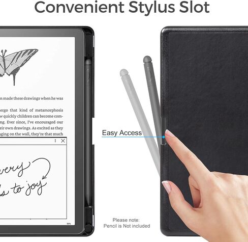 CoBak Case for Kindle Scribe - All New PU Leather Cover with Auto Sleep Wake Feature for Kindle Scribe 10.2" 2022 Released with Pen Holder in Saudi Arabia