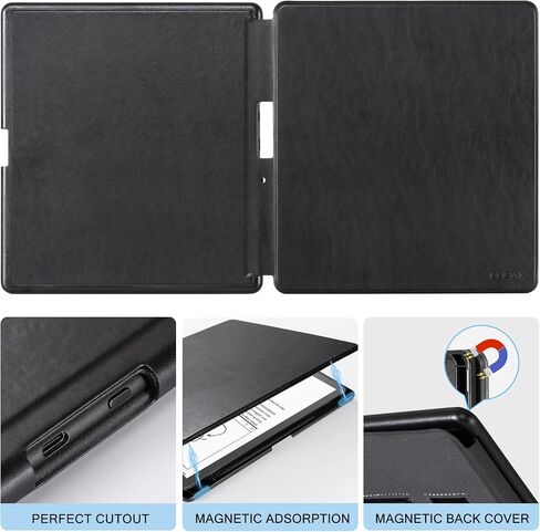 CoBak Case for Kindle Scribe - All New PU Leather Cover with Auto Sleep Wake Feature for Kindle Scribe 10.2" 2022 Released with Pen Holder in Saudi Arabia