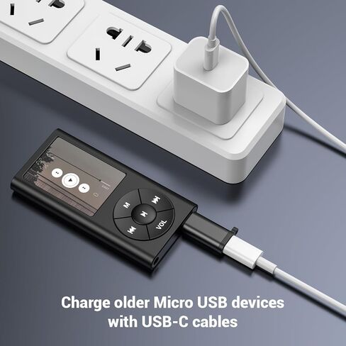 محول USB صغير ذكر إلى Micro USB أنثى، USB أنثى إلى USB صغير 2.0 ذكر موصل تحويل يدعم الشحن ونقل البيانات متوافق مع الكاميرا الرقمية/مشغل MP3/القرص الصلب المحمول/كاميرا داش (5 عبوات) in Saudi Arabia