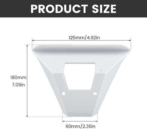حامل ستارلينك، دعامة جدار جهاز التوجيه، حامل عمود ستارلينك، ديكور حامل حامل جداري ABS، حوامل حائط قوس جهاز التوجيه، لجهاز توجيه شبكة ستارلينك V2، مع مجموعة تثبيت لولبية in Kuwait