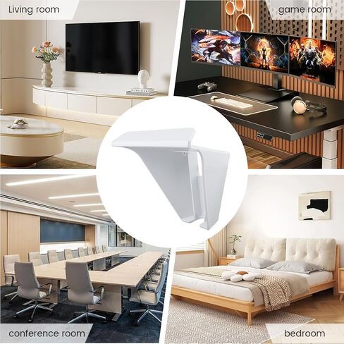 حامل ستارلينك، دعامة جدار جهاز التوجيه، حامل عمود ستارلينك، ديكور حامل حامل جداري ABS، حوامل حائط قوس جهاز التوجيه، لجهاز توجيه شبكة ستارلينك V2، مع مجموعة تثبيت لولبية in Kuwait