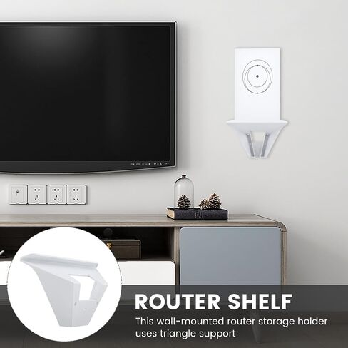 حامل ستارلينك، دعامة جدار جهاز التوجيه، حامل عمود ستارلينك، ديكور حامل حامل جداري ABS، حوامل حائط قوس جهاز التوجيه، لجهاز توجيه شبكة ستارلينك V2، مع مجموعة تثبيت لولبية in Kuwait