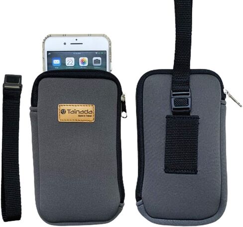 Tainada Men Women Phone Neoprene Shockproof Wristlet Case Bag Pouch with Belt Loop Holster & Detachable Wrist Carry Strap for iPhone 15/14/13 Pro Max, 15 Plus; Samsung S24+, S24, S23, A54 (Turquoise) in Saudi Arabia