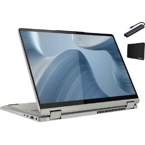 Lenovo Ideapad Flex 5i 14'' 2-in-1 Touchscreen Laptop, Intel Core i7-1255U, 8GB RAM, 1TB M.2 SSD, Windows 11 Home, Cloud Grey with Accessories