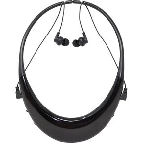 Extra Wireless TV Headphones for Seniors - Transmitting Base and Audio Cables NOT included - Pairs with TV-EB200 or BT-200 - Smart RF technology with 100ft Range Transmission.