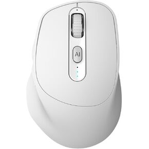 Wireless Mute Voice Input Office Mouse Compatible with USB and Bluetooth Connection
