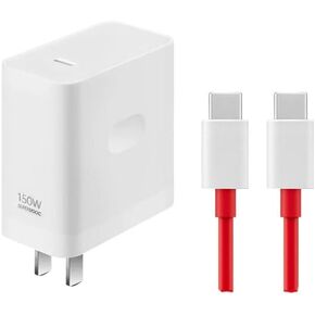 Original Super Vooc150W Charger for oneplus Ace 13 12 13t 12t 12s Pro Fast Wall Charger with 6.5ft 15A Type C to C Cable (150W)