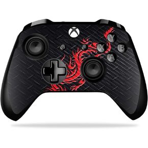 MightySkins Carbon Fiber Skin for Microsoft Xbox One X Controller - Wolf Dreams | Protective, Durable Textured Carbon Fiber Finish | Easy to Apply, Remove, and Change Styles | Made in The USA