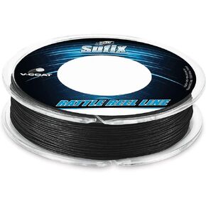 Sufix Rattle Reel Metered V-Coat 30 lb Black