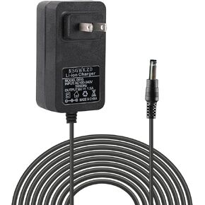 5.9V 1A/1.5A/2A Power Adapter, Battery Charger Power Supply Cord 6 FT