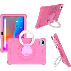 (MB1001 Tablet Case) Transwon Kids Case Cover for Moderness Mouikei Smart Life Within Reach Tablet MB1001 Tablet 10.1 Inch/Okaysea OKS10014 MB1001 KT1006 Tablet/BYYBUO SmartPad T30 Tablet - Black