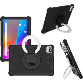 (حقيبة كمبيوتر لوحي MB1001) غطاء حماية للأطفال من Transwon لجهاز Modernes Mouikei Smart Life Inside Reach Tablet MB1001 Tablet 10.1 بوصة/Okaysea OKS10014 MB1001 KT1006 Tablet/BYYBUO SmartPad T30 Tablet - أسود in Kuwait