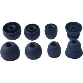 PB PRO Replacement Earbuds Ear Tips Compatible with Beats Powerbeats Pro & Powerbeats 4(PB4) Wireless Earphones- 4 Pairs Small Medium Large and Double Flange (Blue)