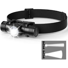 LED Headlamp, Rechargeable Headlamp Battery Powered 630 Lumens, Sofirn HS11 (H11B) Zoomable Headlamps for Adults Rechargeable, Headlamp with Floodlight Spotlight, Headlamp for Camping Cycling Running