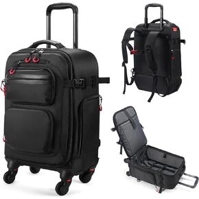 star cloud Rolling Backpack with Wheels - Water-Resistant, Comes with 2 Extra Replacement Wheels, Airline Approved Travel Luggage, Ideal Carry-On Suitcase (Carry on - 20inch)