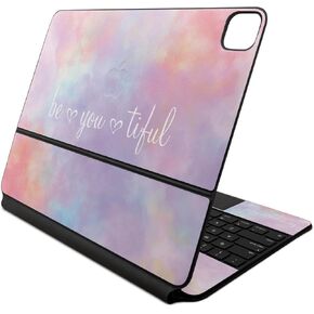 Skin Compatible with Apple Magic Keyboard for iPad Air 13-inch (M2) 2024 - BeYouTiful - Premium 3M Vinyl Protective Wrap Decal Cover - Easy to Apply | Crafted in The USA by MightySkins