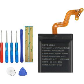 HB472023ECW Replacement Battery Compatible with Huawei Watch GT2 42mm LTN-B19, DAN-B19 with Toolkit