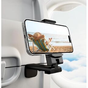 Portable Universal Cell Phone Holder Mount -Airplane Travel Essential Phone Holder